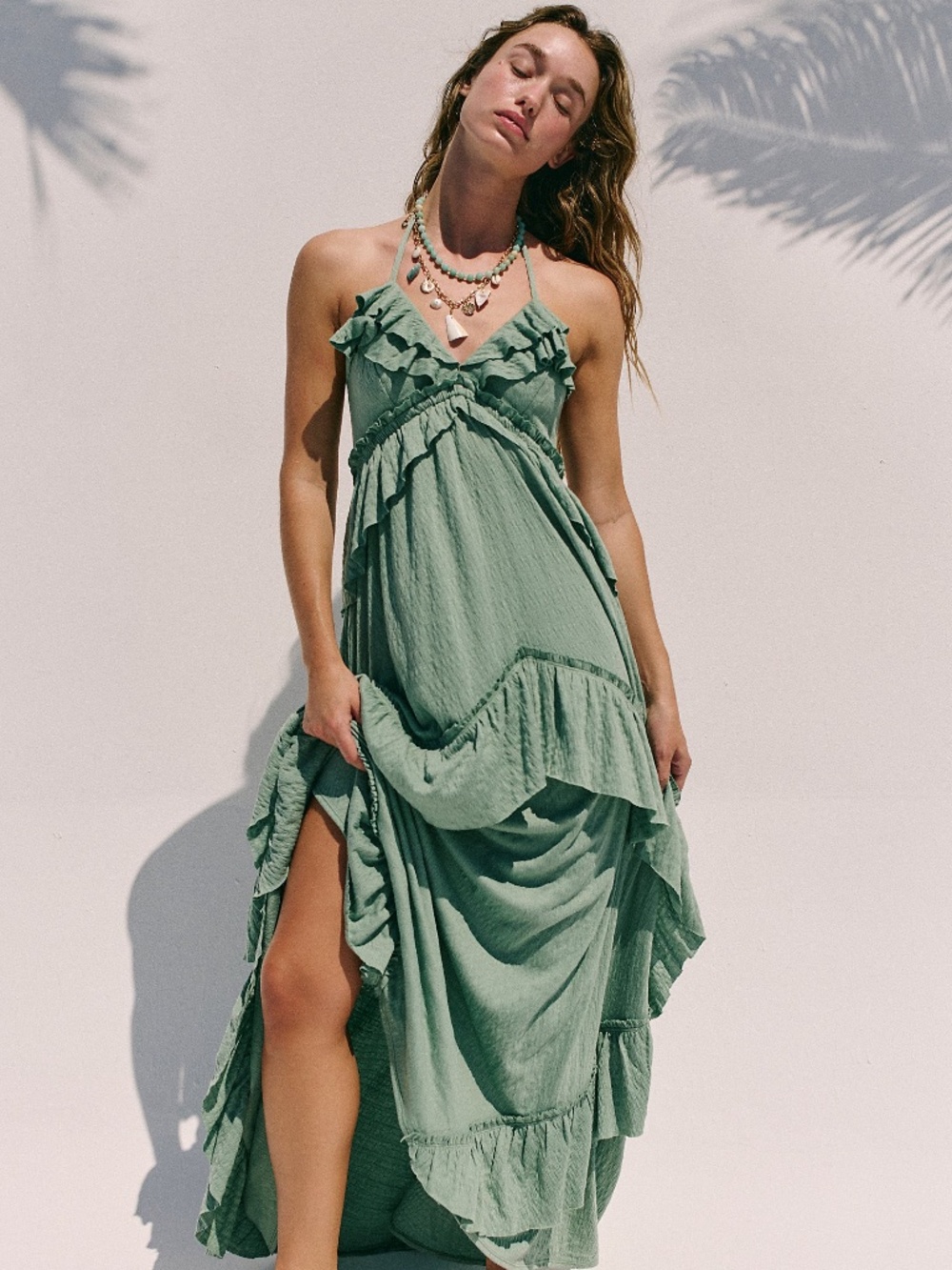 FREE PEOPLE Santa Luz Maxi Dress XS